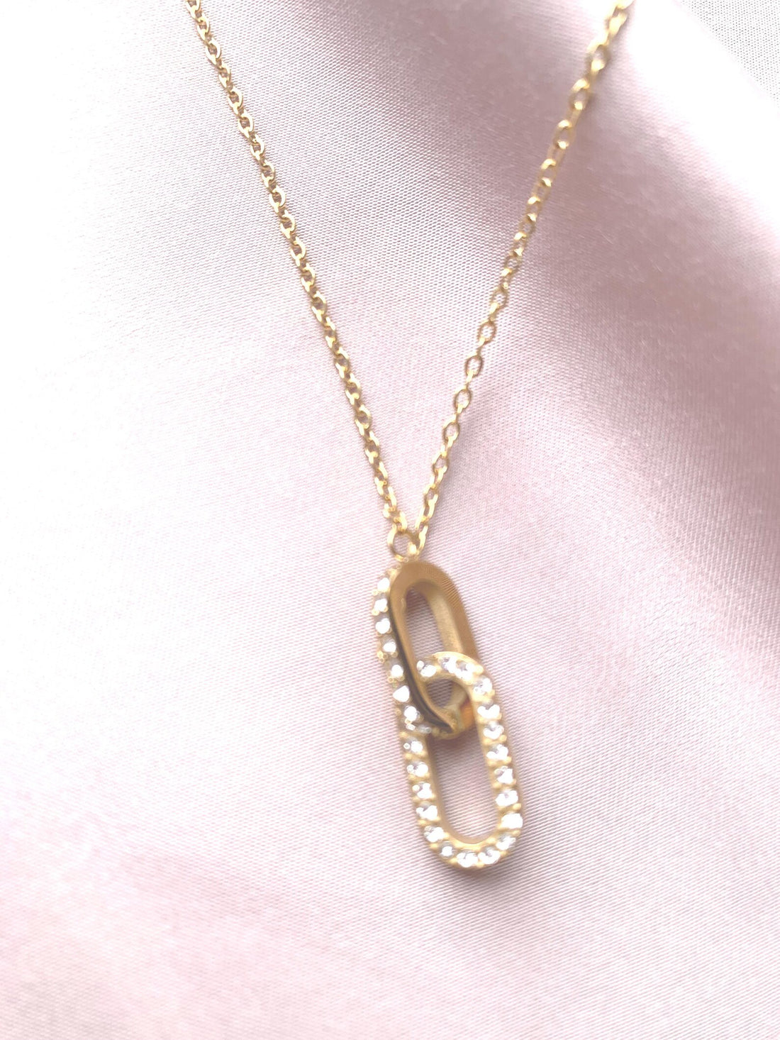 Classic Double Oval gold Necklace