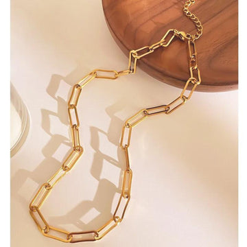 LILLIE Gold Paperclip chain